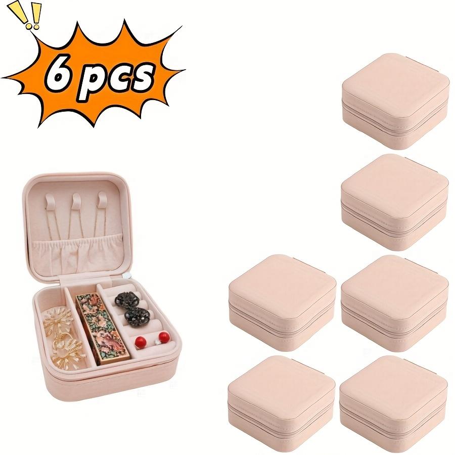 

Mini Jewelry Box, Portable Travel Zipper Storage Box, Sorting Rings, Earrings, Necklaces, Valentine s Day Gifts, Christmas Gifts