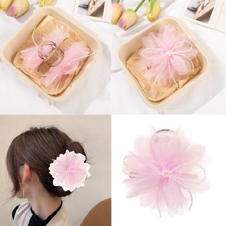 Breathable Mesh Hair Clip Hair Accessory Effortless Styling Solution Quick Morning Routine Essential For Students
