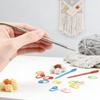 Stainless Steel Knitting Needle 100cm Long With Stitching Markers Great For Handcraft