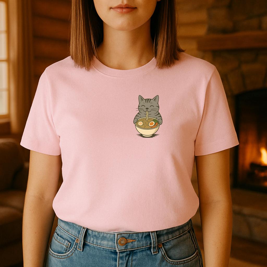 Noodle Cat Shirt Tabby Cat Ramen Kawaii Shirt Japanese Shirt Noodle Cat Shirt Funny Cat Shirt Ramen Cat Shirt Cat Lover Gift Gifts for Her