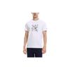 Letter Print American Vintage Classic Business Knit Casual Crew Neck Short Sleeve T-Shirt Men Tops White F11M331112F-WT