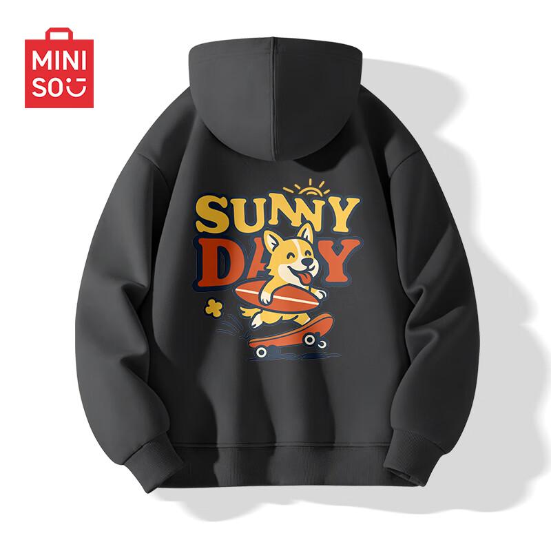 MINISO Men s American Style Loose Fit Hooded Sweatshirt 3XL