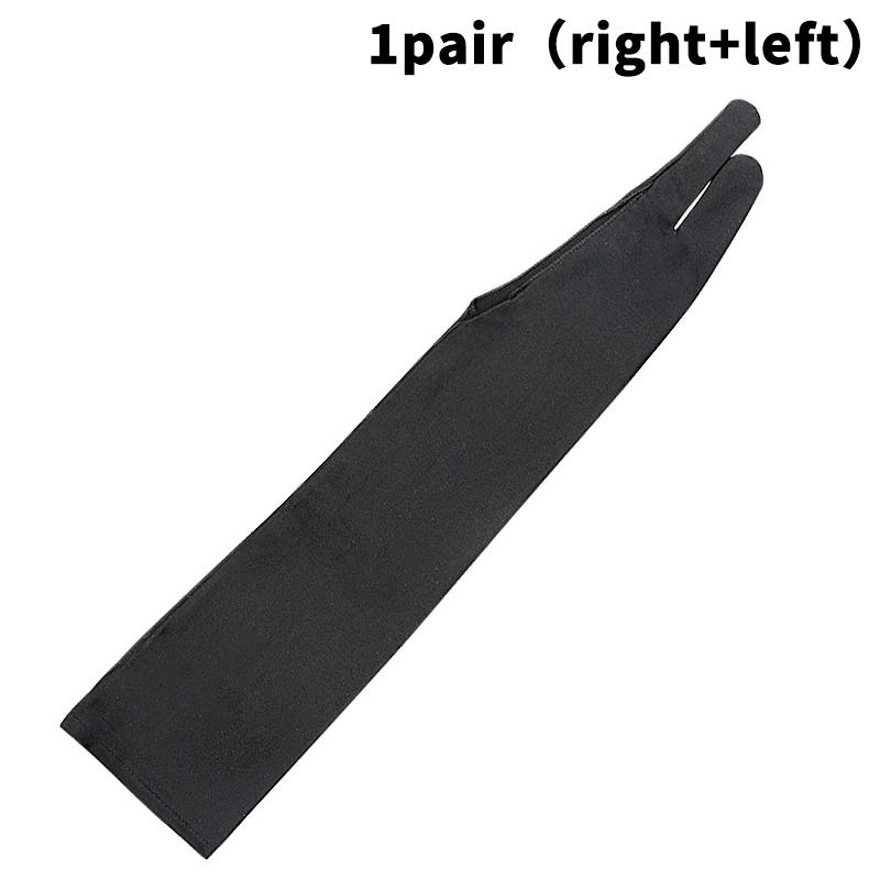 1/2 Stück Längere Anti-Touch Zwei-Finger Handmalhandschuhe Für IPad Tablet Bildschirm Touch-Malhandschuhe Kunstbedarf Zeichenhandschuh