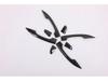 2018 Accord ABS Black Carbon Fiber Door Handle Half-Wrap Decorative Piece
