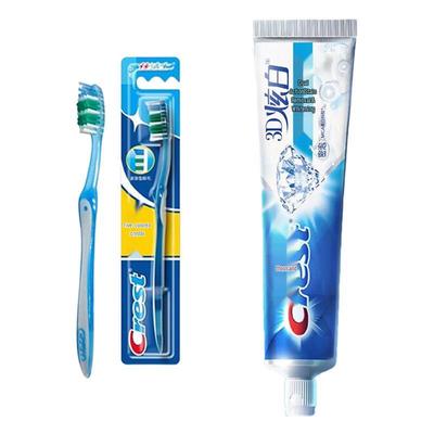 Crest Colorful Crystal Toothbrush & 3D White Toothpaste Set
