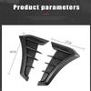 2Pcs Carbon Fiber Black Car Side Leafboard Flank Fender Stickers Auto Accessory For Honda CRV 2007 2015 2016 2017 2018 2019 2020