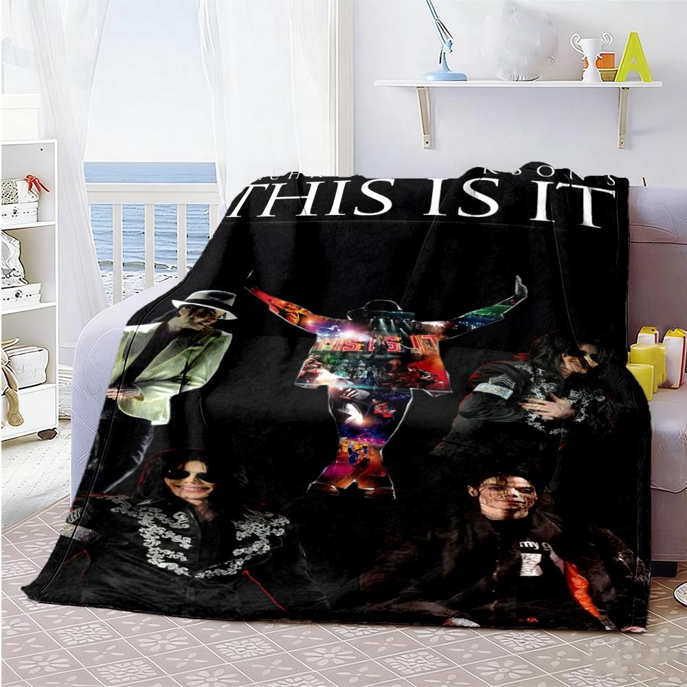 Michael Jackson Blanket Soft Warm Cozy Great For Office Office Chair Livingroom For All Seasons Warmthful Decor