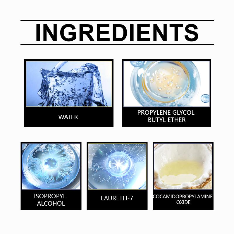 Car Body Shampoo Stain Remover Liquid with Sponge Removes Oil Film Water Marks for Windshield and Paint Surface Cleaning