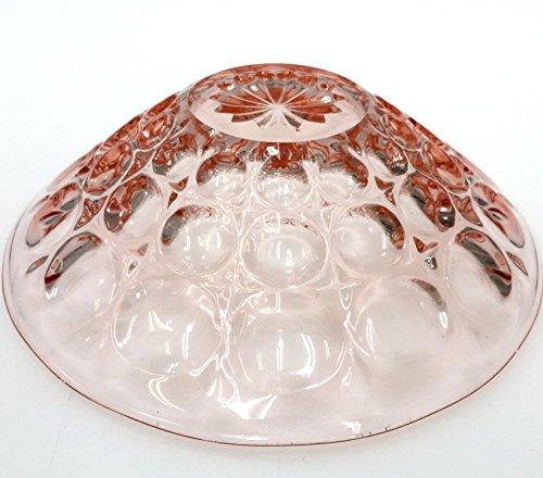 Aderia (ADERIA) Mittlere Schalen, Korallenrosa, Maximal 15 cm x 4,5 cm hoch, Suigetsu Dessertschalen, 3er-Set, Hergestellt in Japan, F-70384