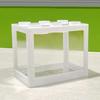 1Pc Home Block Fish Tank Fighting Fish Tank Small Desktop Mini Fish Tank Stackable Creative Design Aquarium