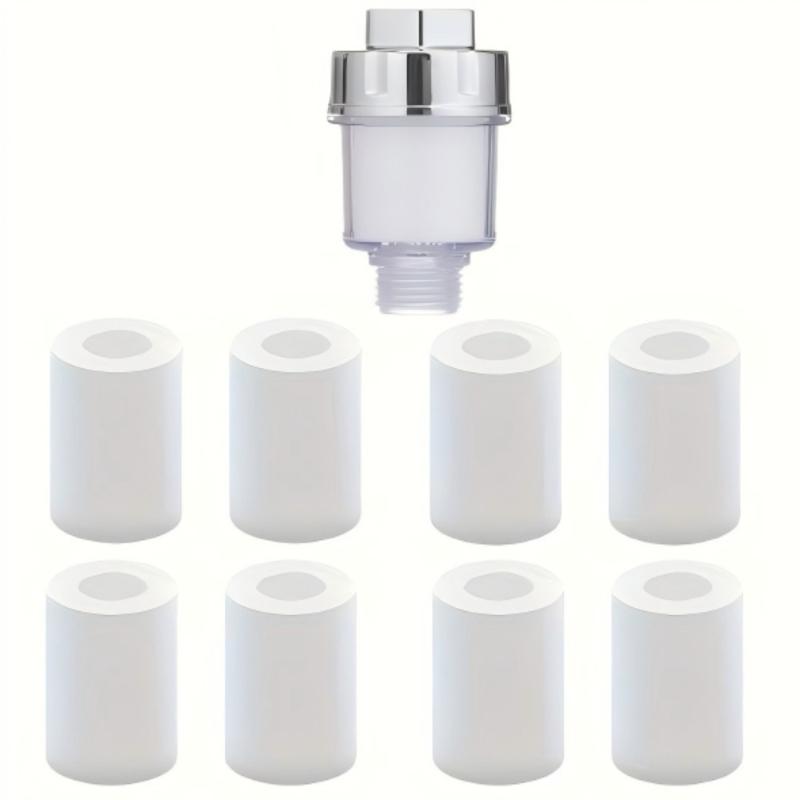 

Showerhead Hard Water Softener Filter Portable Easy Install Showerhead Filter Bathroom Replaceable Filter Bathroom Accessories