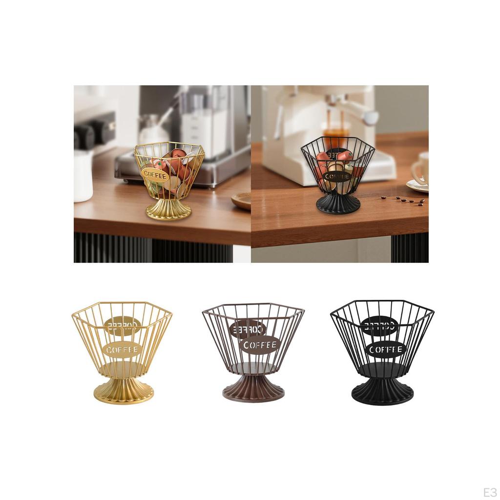 Capsule Holder Coffee Accessories, Basket Portable Sturdy Pod Storage Rack