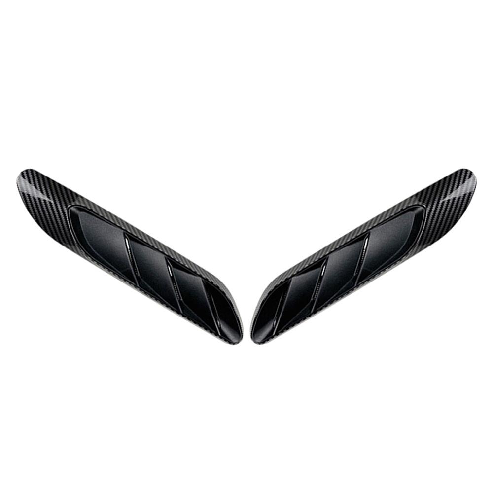 Furulu For Mercedes Benz C E CLA 2Pcs Sport Carbon Fiber Look Side Fender Air Ve