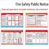 Fire Safety Compliance Display Board