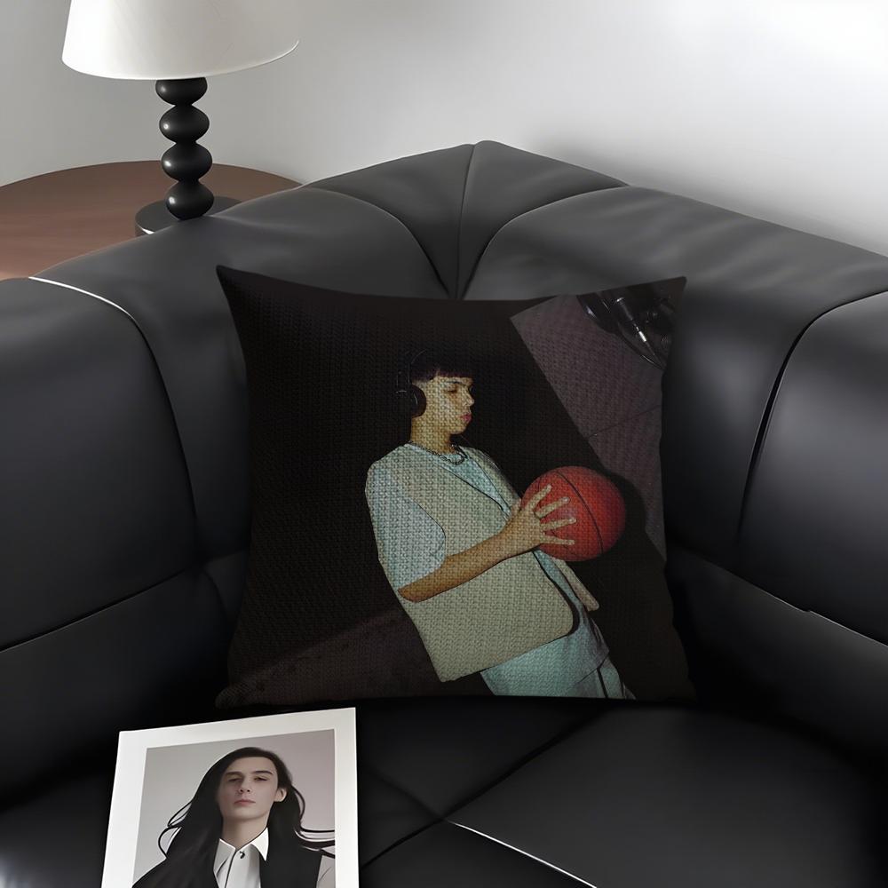 

MMilo JJ Rapper Cushion Cover Natural Linen Organic Fabric DoubleSided Printing Sofa Home Decor Gift Pillow Case 30x30cm