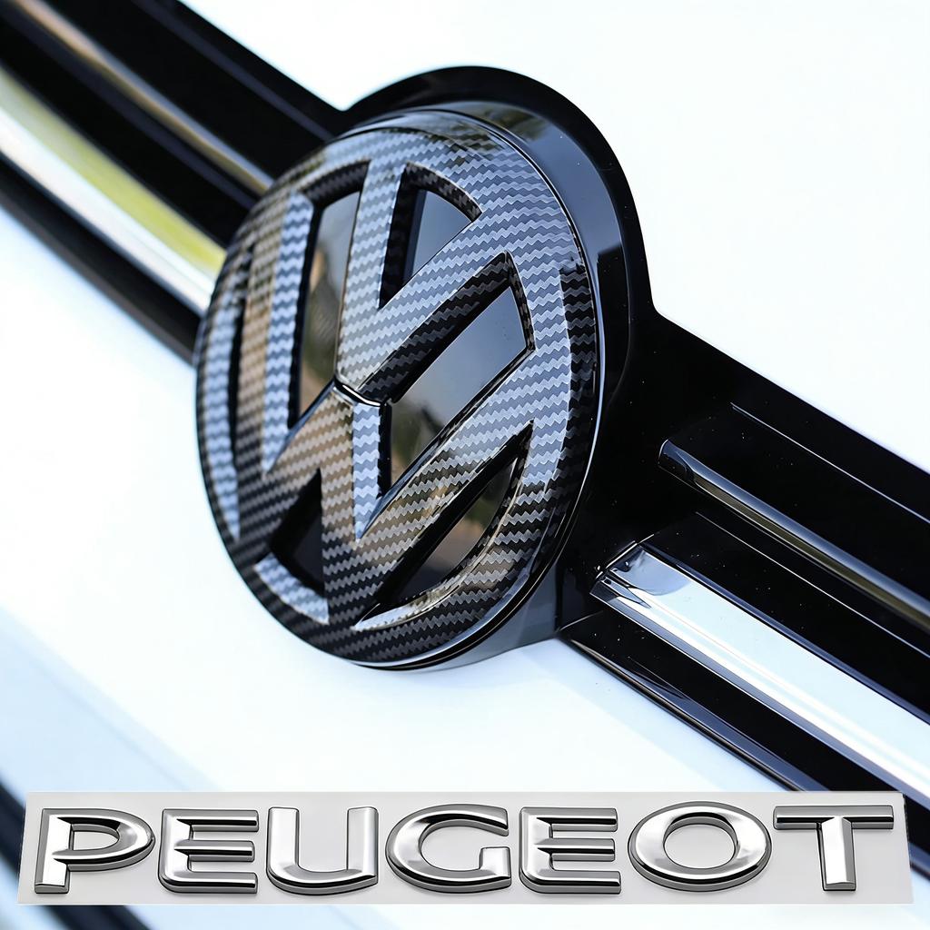 Car VW Logo Front Grille Trunk Decor Accessories For VW Golf Tiguan T-Roc Polo Passat ID.4 T-Cross ID.3 Taigo ID.7 Atlas Beetle Os5