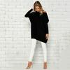 T Sleeves Long Shirt Women Clothing Solid Color Round Neck Breathable Fashion
