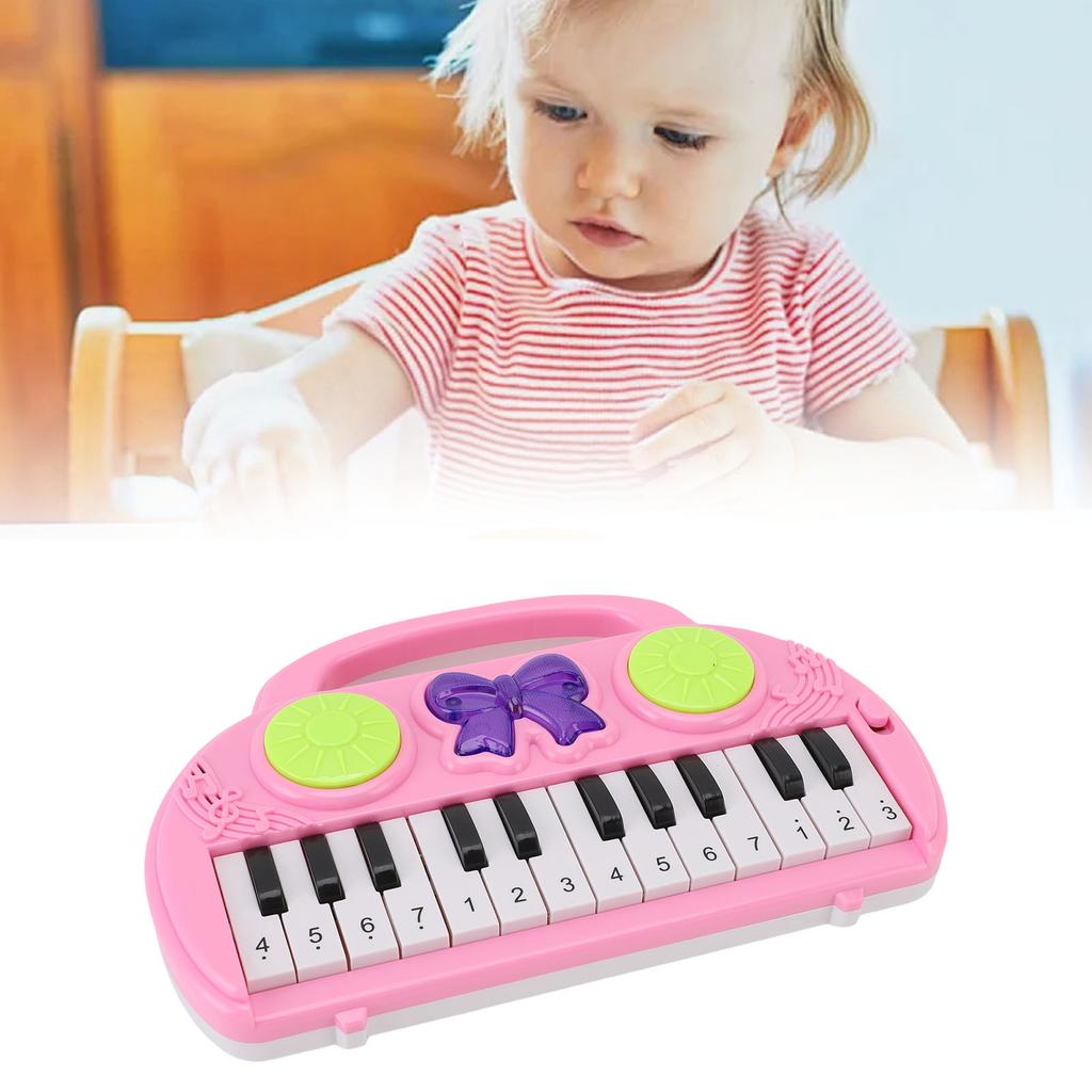 Baby Piano Keyboard Toy 14 Keys Educational Musical Instrument Toy for Toddlers Multifunctional
