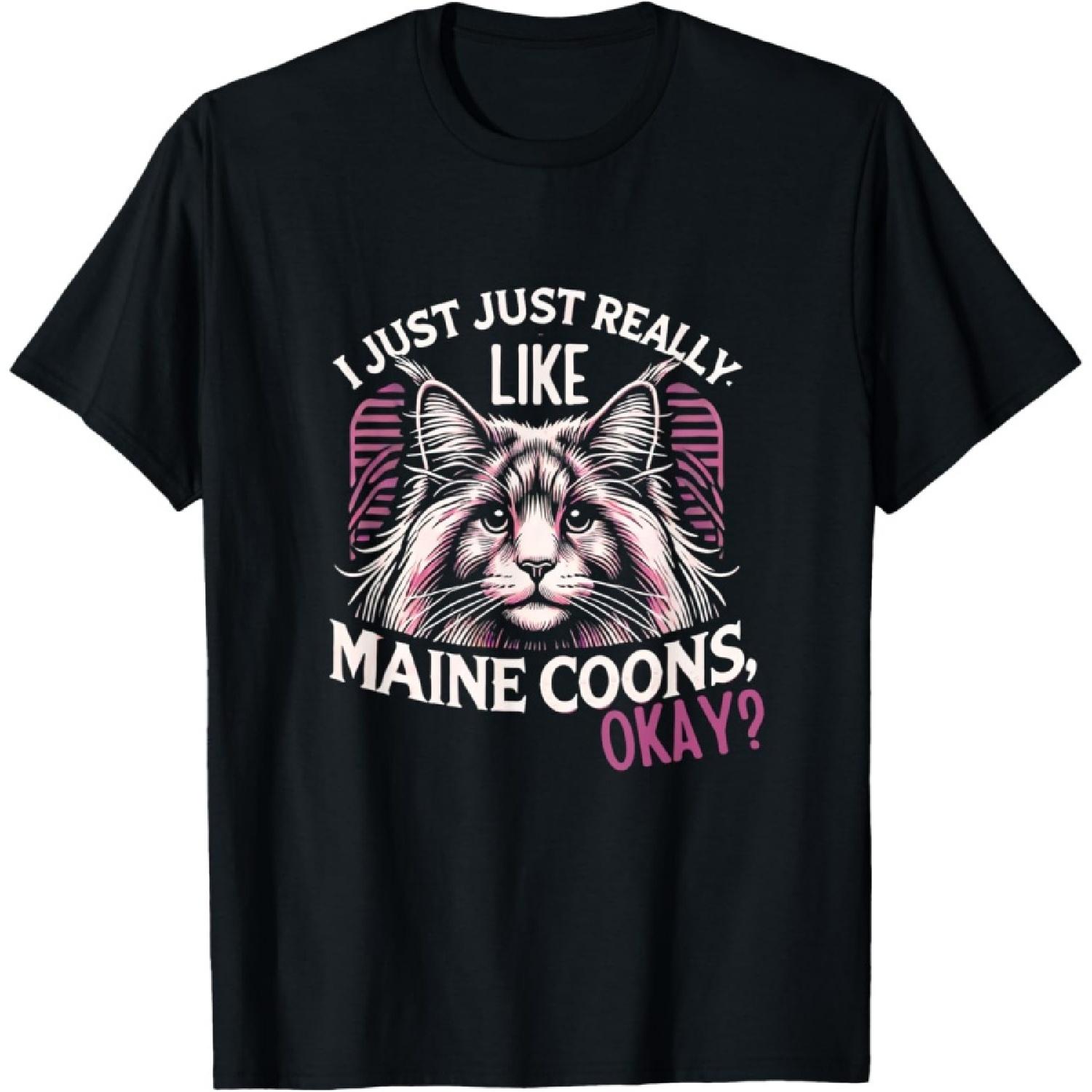 Maine Coon Lover Maine Coon Cat Maine Coons T-Shirt(6) S