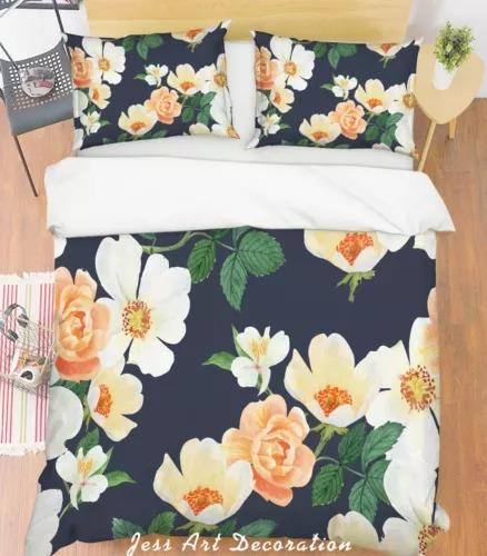 Floral Soft Duvet Cover Beding Decoration Gift First Choice Suitable for Children Young Boys Young Girls plus Adult Peoples Soft Warm plus Breathable