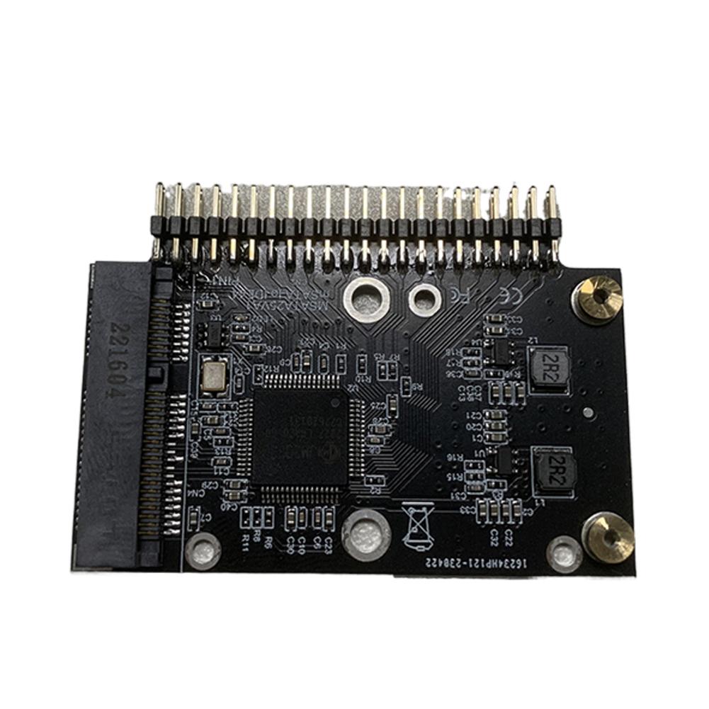 MSATA SSD zu 44-Pin 2,5 Zoll IDE Adapterkarte MSATA SSD zu 2,5 Zoll IDE SSD MSATA SSD zu 44-Pin IDE Konverter-Adapter für Laptop