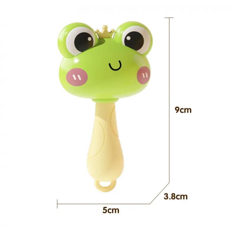 

Newborn Toy 0-1 Year - Animal Handheld Rattle, Sensory Shaker for Early Education, Grasping Skill & Head Lifting Training, Baby Shower Gift.