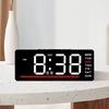 LED Display Clock Travel Sized Kids Room Nightlight Clock Quiet Bedroom Digital Clocks Perfect For Dorms Hotel