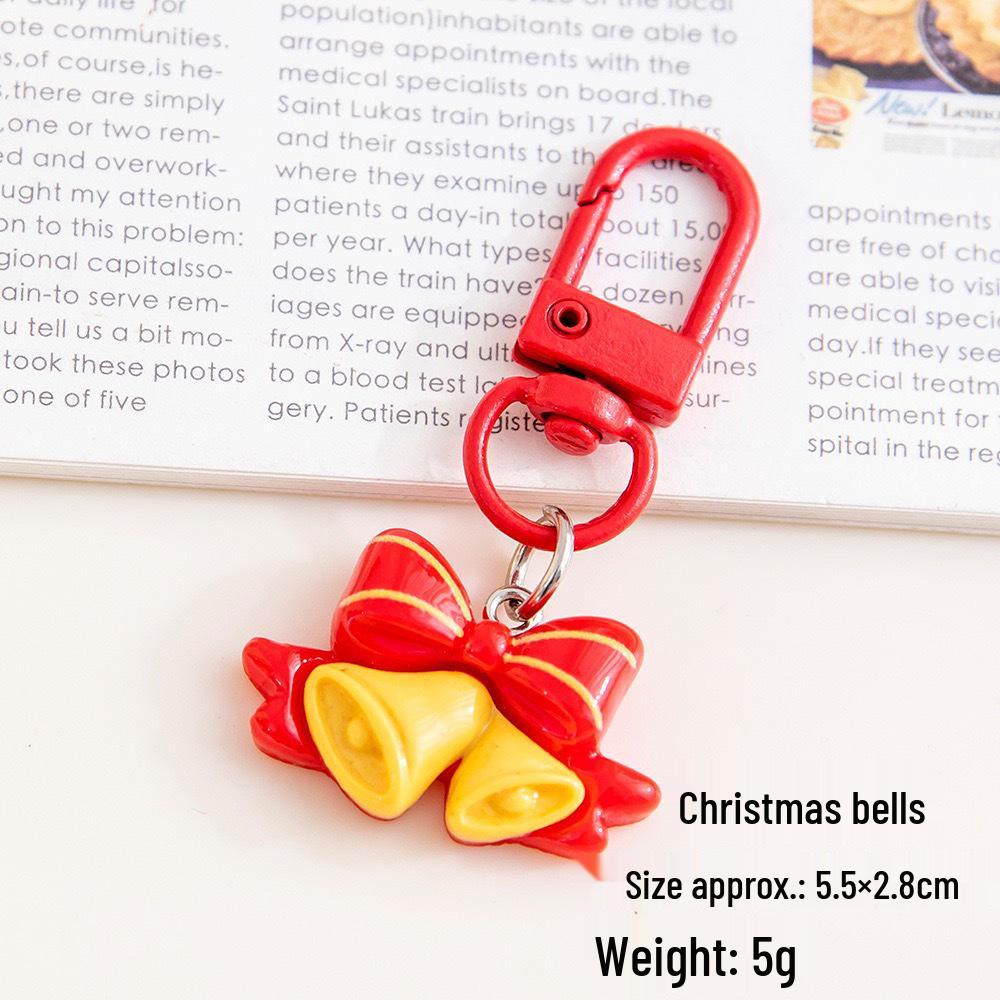 Cute Santa Claus Keychain Ornament – Perfect Christmas Gift for Friends and Backpacks