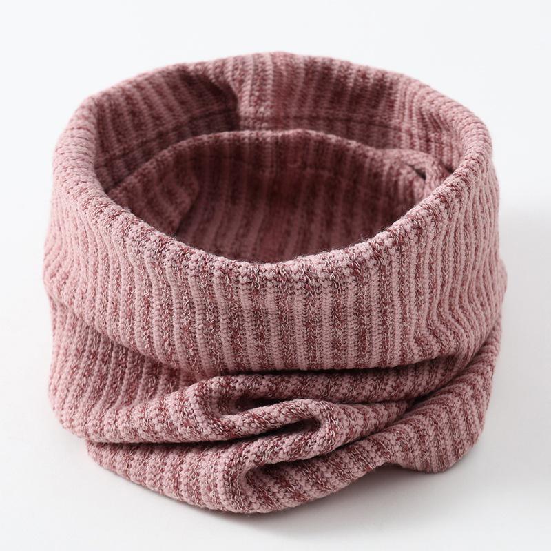 Unisex Strickschal aus Effektgarn – Dicker warmer Winter-Nackenwärmer & Überziehschal