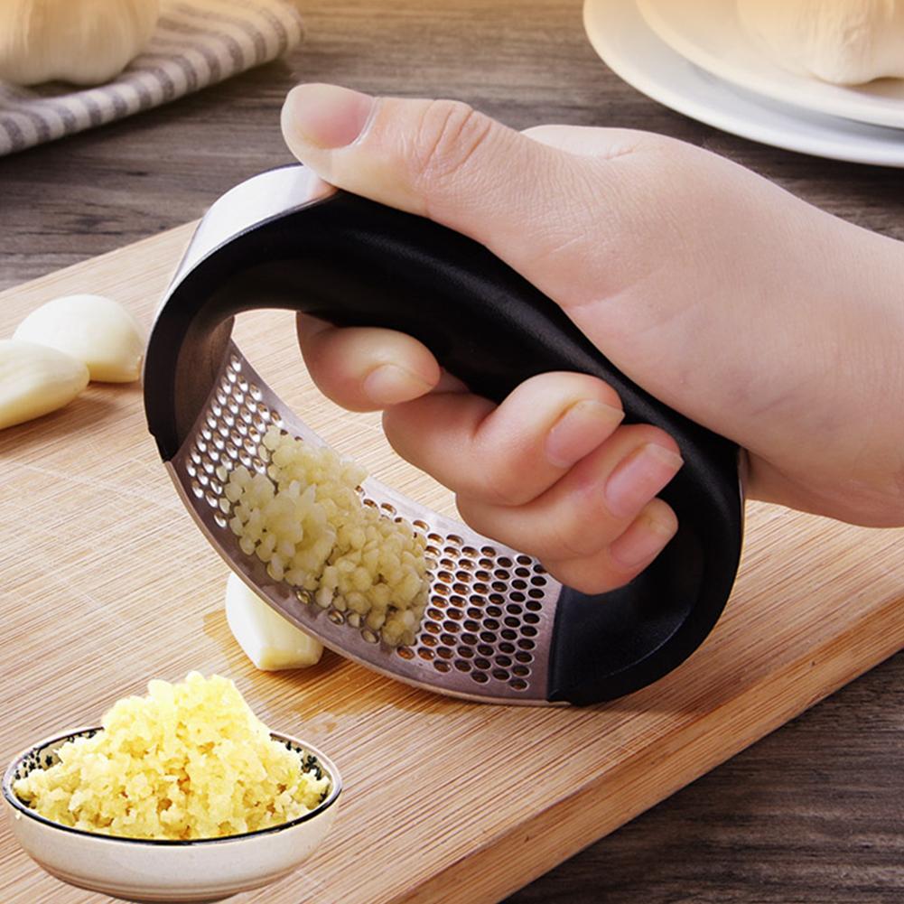 Stainless Steel Garlic Press Manual Garlic Press Device Kitchen Press Squeezer Ginger Garlic Tools Kitchen Accessories