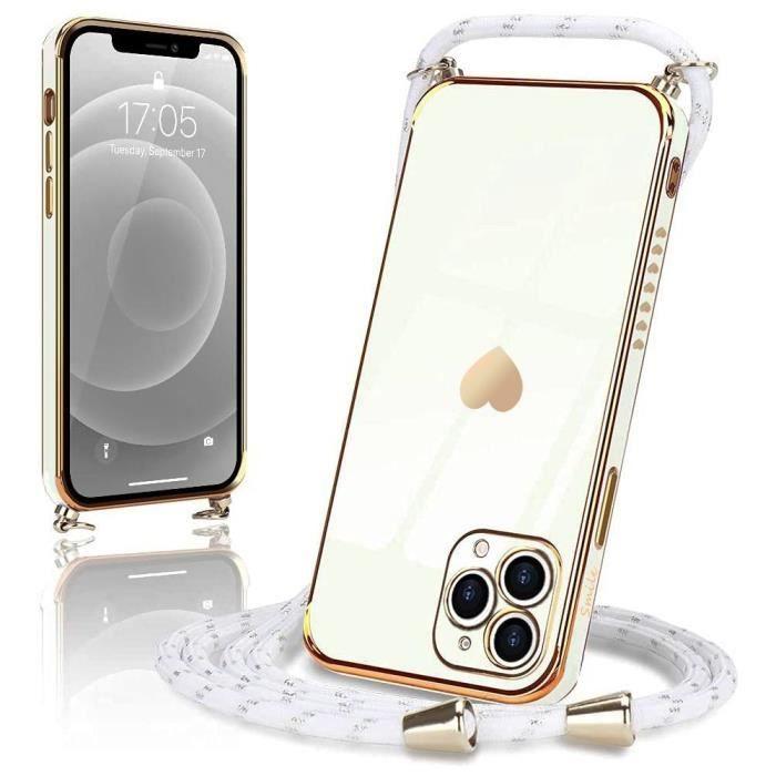 Coque de Protection - BOOLING - pour iPhone 13 Pro Max - Souple TPU - Motif coeur - Antichoc