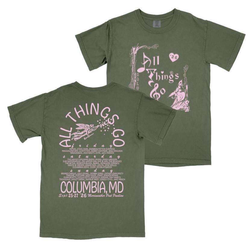 All Things Go Music Festival 2026 New York City Merch Garden Angel T-Shirt