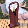Wine Gift Bag, Reusable Leather Wine Tote Carrier, Double Layer Champagne Beer Gift Bags Carrier, For Birthday Bridal Showers
