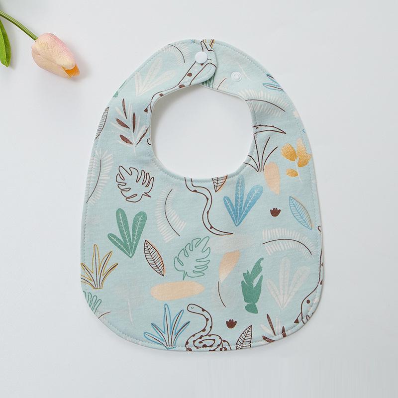 Thick Waterproof Baby Bib - Pure Cotton, Enlarged & Widened for Boys and Girls