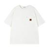 Mucmukn Boys' American Retro Pocket Short-Sleeve T-Shirt