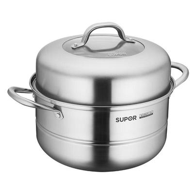 SUPOR Good Helper Stainless Steel Double Layer Steamer