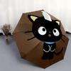 1pc Automatic Opening/Closing Umbrella with Cute Cat Print - Portable Folding Design, 8-Bone Iron Frame, Outdoor, Ideal Gift for Fans, Travelers, Dail