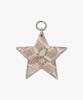 ESSO Big Star Card Slot Keyring In Beige