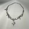  Niche Rivet Star Hip Hop Punk Necklace Stackable Street Shoot Party Cross-border Sweet Cool Girl Fashion Accessories