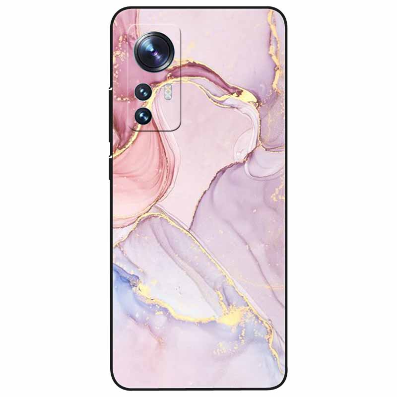 For Xiaomi Redmi Note 12s Case 12 S Soft Black Silicone Cool Marble TPU Funda Para for Redmi Note 12S 2023 Shockproof Note12s