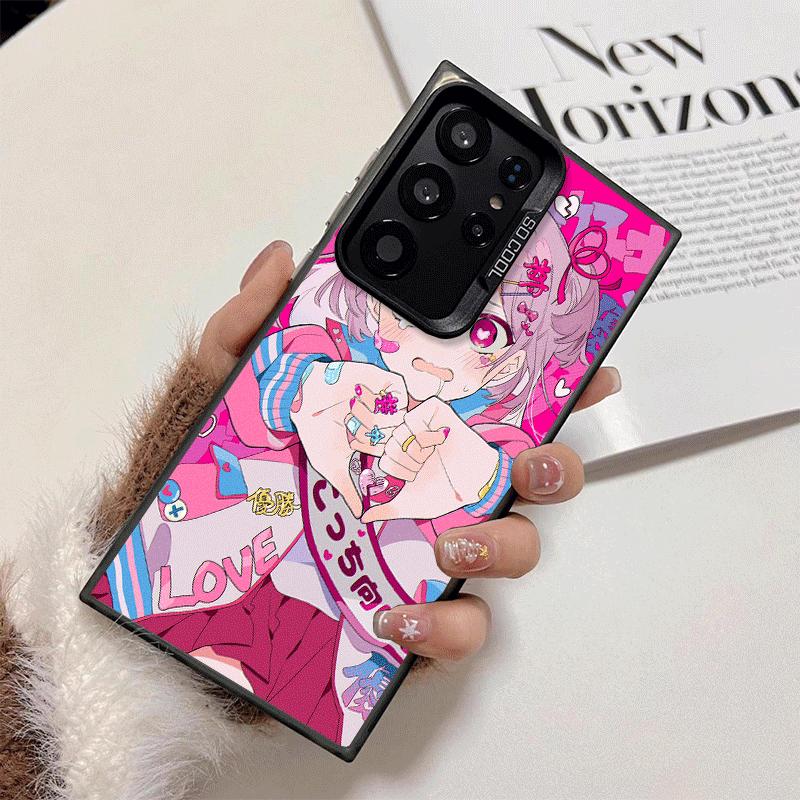 Anime Kwaii Girl Ins Style Soft Phone Case for Samsung Galaxy S24 S25 FE S26 Edge S23 Ultra S22 Plus S21 + Shockproof Cover Back