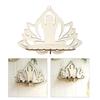 Elegant Carve Wood Human Figure Candle Sconce Display Shelf Wall Mounted Shelf Unique Shelf for Modern Interiors