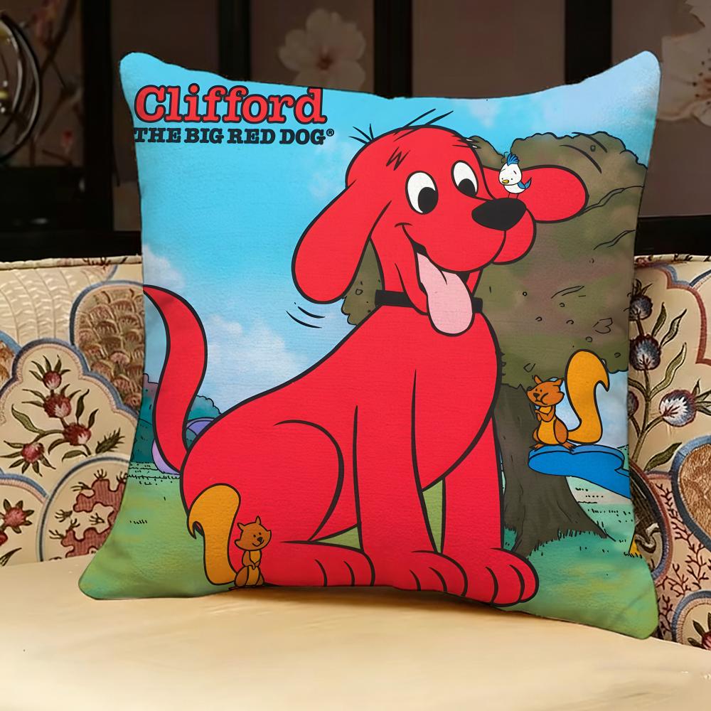 CClifford Der große rote Hund Kissenbezug Kissenbezug Zweiseitig Bedruckt Sofakissen Schlafzimmer Kopfteil Kissen