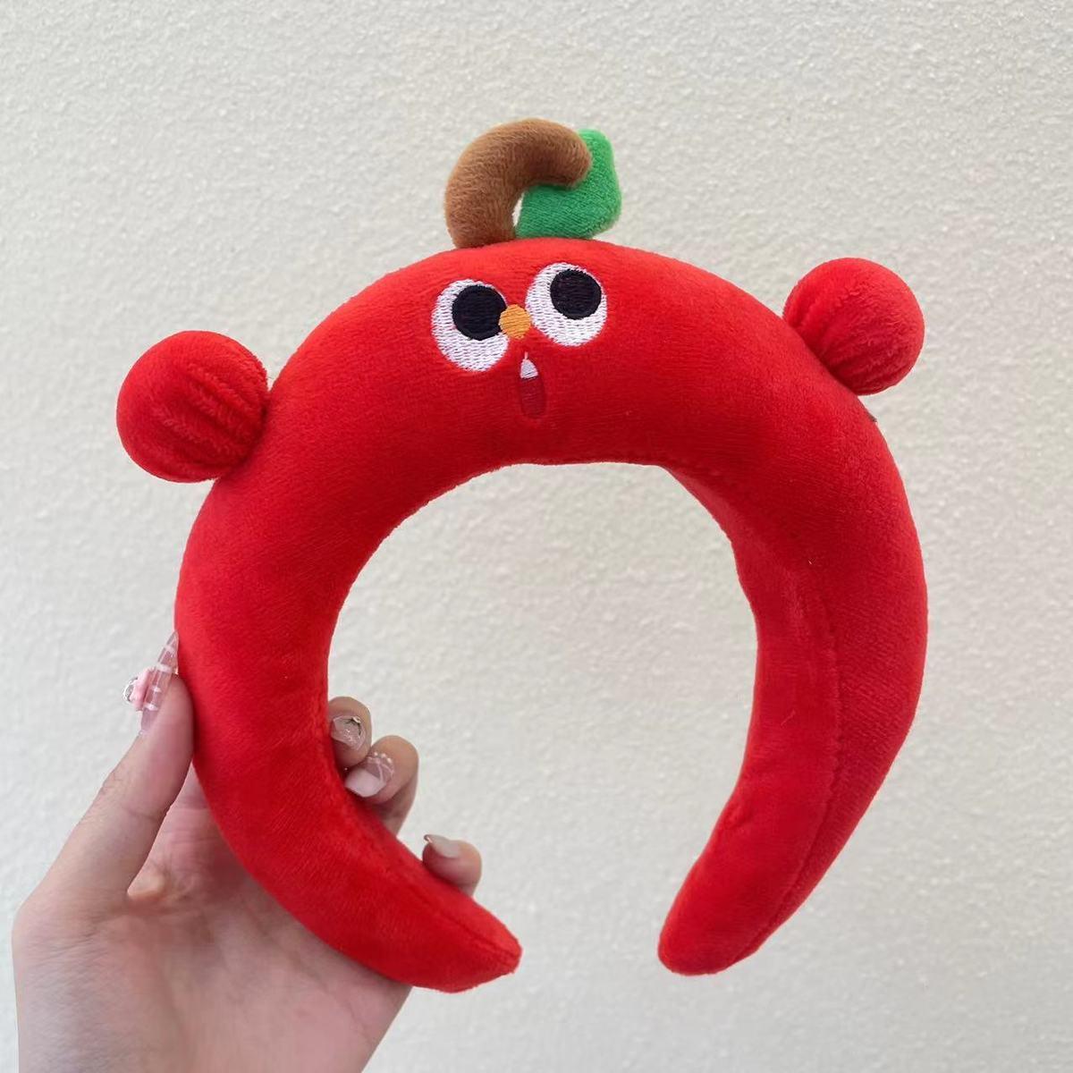 

Sponge Star Headband: Cute Plush Hair Accessory for Face Washing, Hair Styling, Photos, Autumn/Winter Wear