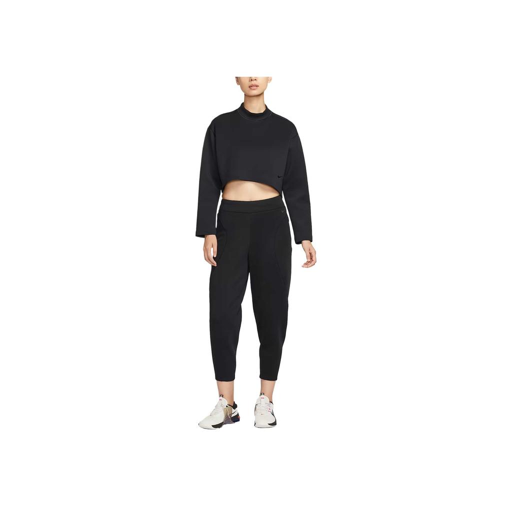 Nike Universal Dri-FIT Simple Comfortable Solid Color Nine-Point Pants Casual Pants Women bottoms HV3586-010