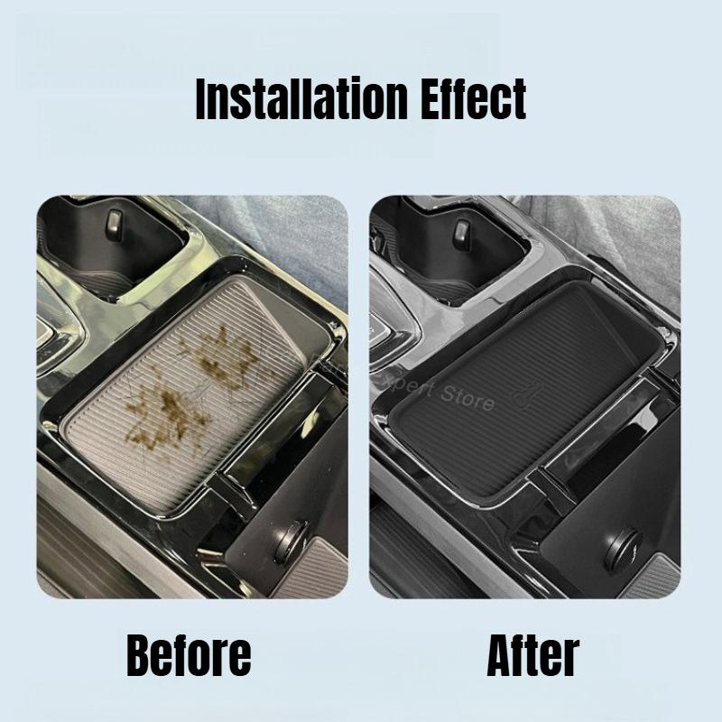 For Wuling Starlight  2024 Center Console Wireless Charging Mat Silicone Anti-Slip Car Interior Protector Pad Accessories