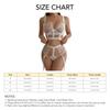 Women Lingerie Set See Through Push Up Adjustable Straps Cutout High Waist Briefs Bra Panty Kit White S