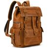 Nowości skórzany plecak luksusowy mężczyzna prawdziwa Cowskin torba podróżna mężczyźni męski plecak vintage 17 Cal Laptop tornister plecak męski!