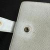 Used CHANEL CC mark bi-fold wallet white
