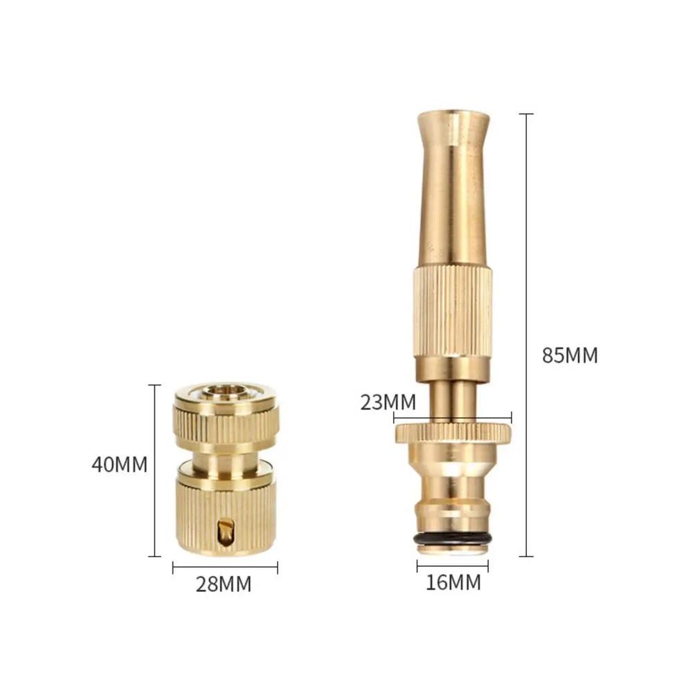 YAFEX Brass Hose Connector Kit Adjustable Hose Nozzle 1/2Inch Hose End Quick Connector 2026 Hot Sale Brand. New And High Quality